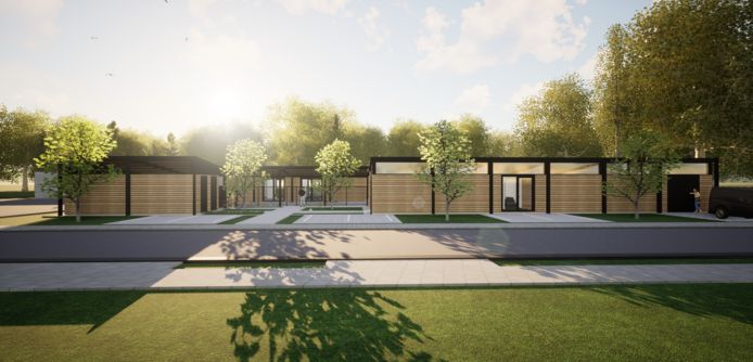 De nieuwe lokalen van Chiro Mik Mak worden in het Zeenpark gebouwd.