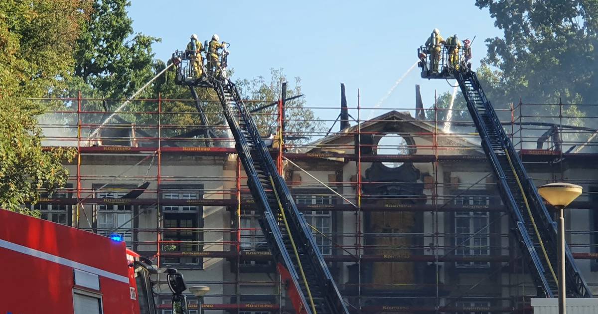 Fire in Boekenberg Castle not lit Antwerp
