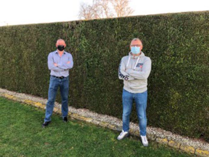 Guy Casters en Dirk Schampaert willen volgend jaar padelspelers in eigen stad te mogen verwelkomen.