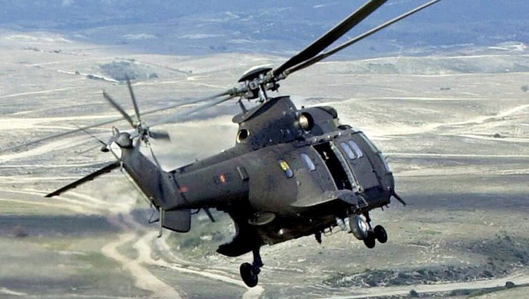 Archieffoto: Spaanse legerhelikopter Beeld epa