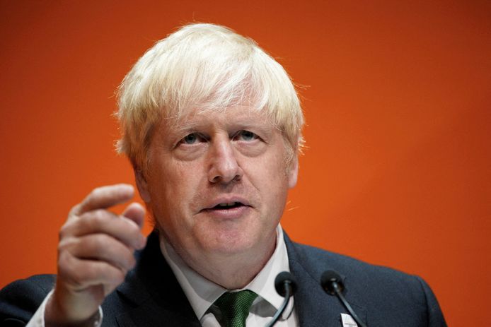 Aftredend Brits premier Boris Johnson.