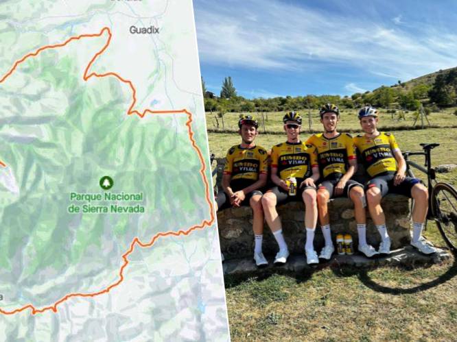 “Rondje met de collega’s”: Wout van Aert en z'n ploegmaats werken monstertraining van meer dan 7 (!) uur af in Sierra Nevada