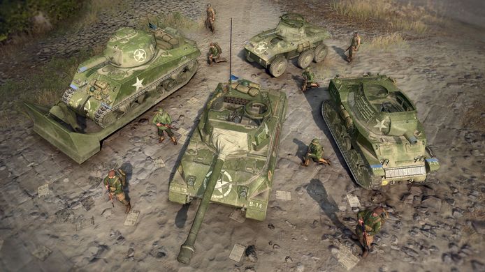 Een selectie van tanks die je in de strijd kunt gooien: in Italië...