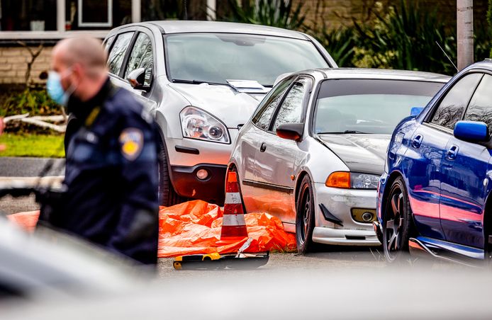 De politie doet onderzoek na een dodelijke steekpartij aan de Schoolstraat in Abbenbroek. Hierbij kwam een jonge vrouw om het leven.