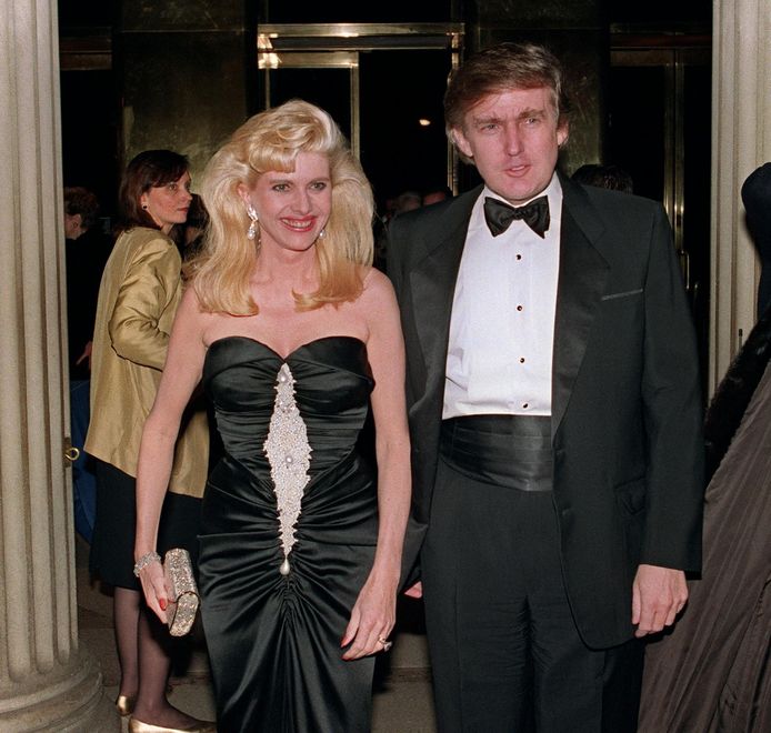 Ivana en Donald in 1989.