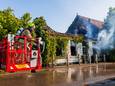 De schade na de brand is groot.