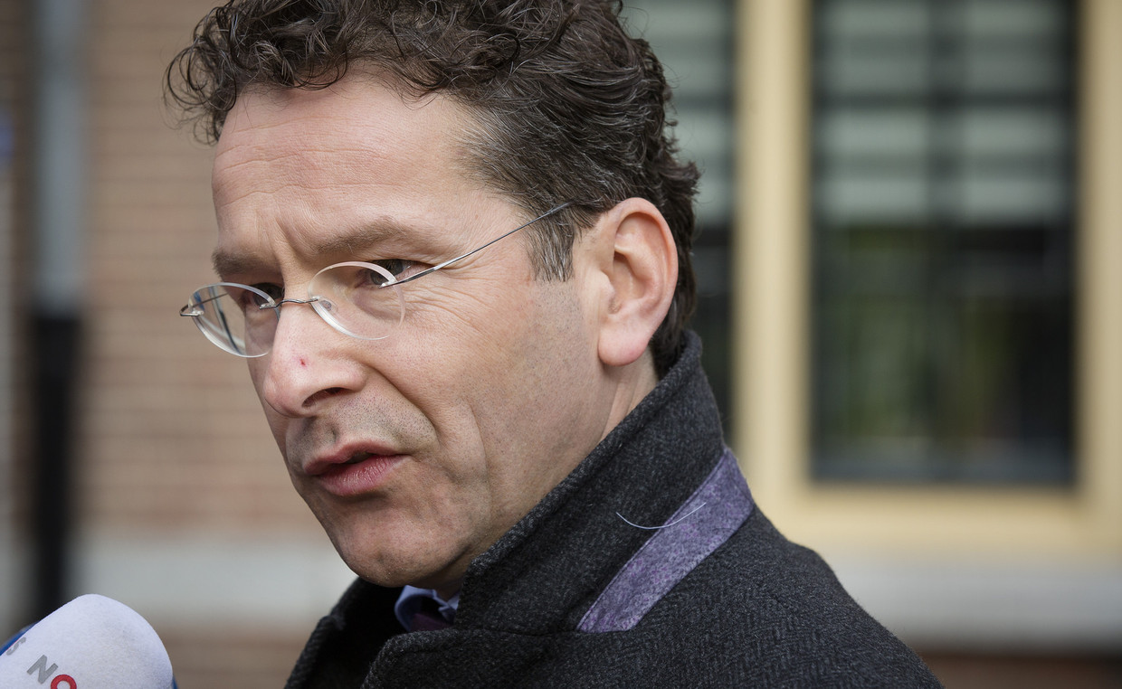 Minister Jeroen Dijsselbloem van financiën. Beeld anp