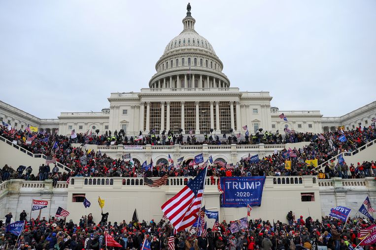 La prise du Capitole le 6 janvier dernier.  ImageGetty Images