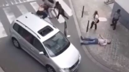 VIDEO. Zwaar geval van verkeersagressie in Brussel