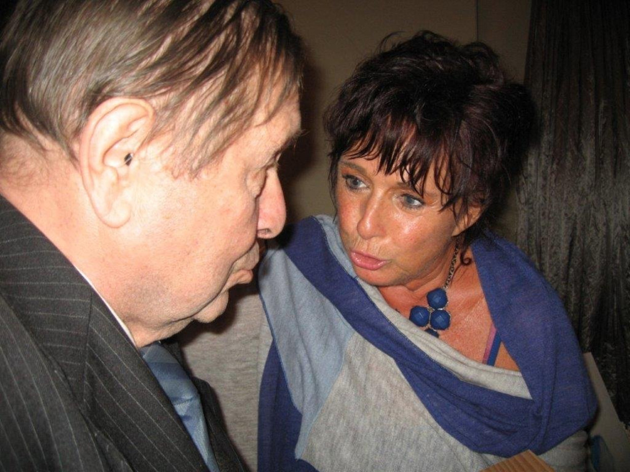 Jessie De Caluwe met Etienne Vermeersch. Beeld rv