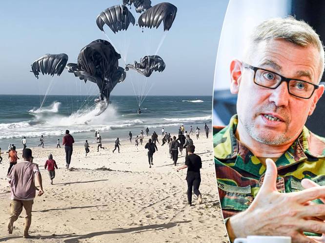 “We gooien niet zomaar wat uit een vliegtuig en hopen dat het goed neerkomt”: alles wat u moet weten over de Belgische airdrop in Gaza