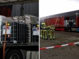 Vrachtwagen lekt gevaarlijke vloeistof in Culemborg