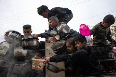 TERUGLEZEN ISRAËL. VN: Meer dan een half miljoen Gazanen in acute hongersnood