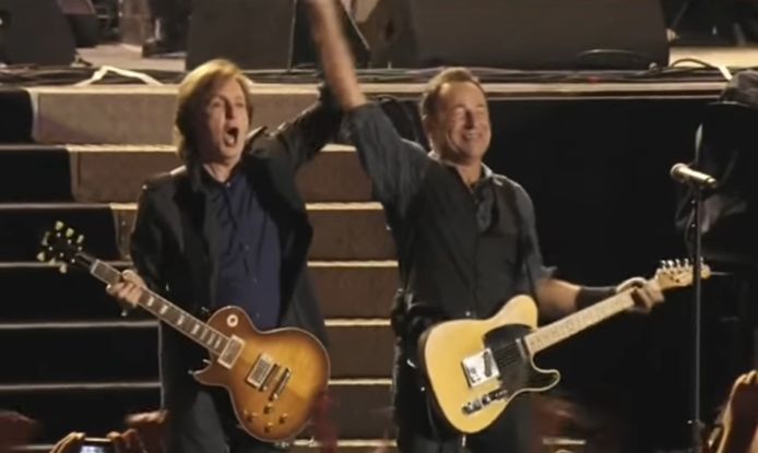 Paul McCartney en Bruce Springsteen.