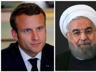 Macron en Rouhani werken samen om nucleair akkoord te behouden