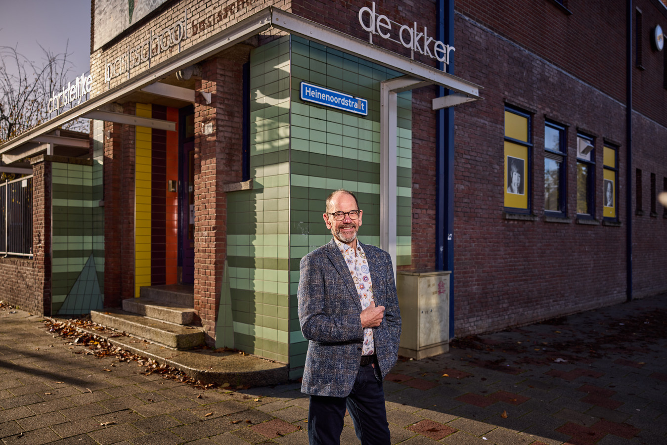 Stoffel Boot bij basisschool De Akker in de Millinxbuurt.