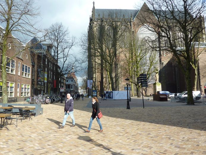 Het Domplein in Utrecht.