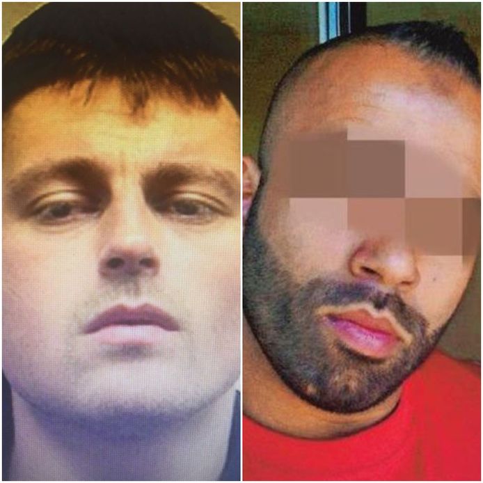 Links dader Benjamin Herman, die onder andere met hulp van Fouad D. (rechts) geradicaliseerd zou zijn in de gevangenis.