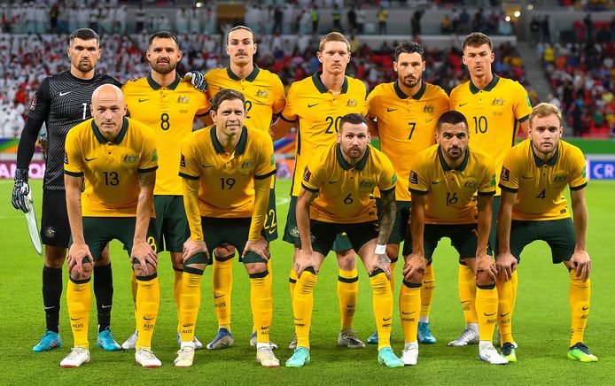 Het Australische voetbalteam.