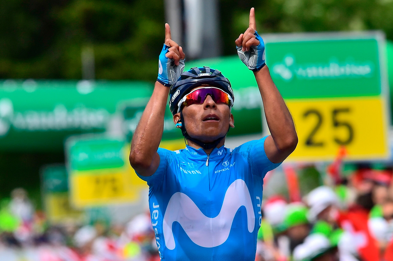 Nairo Quintana wint in Ronde van Zwitserland na prachtige solo, Porte  blijft leider | Foto | hln.be