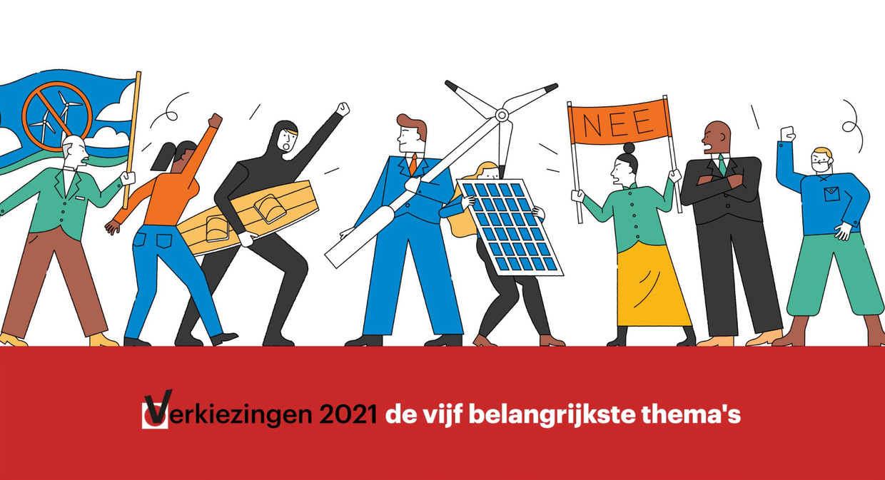 Van toepassing zonnebloem Amerikaans voetbal Dit zijn de vijf belangrijkste onderwerpen van de verkiezingen; lees het  themanummer op uw tablet