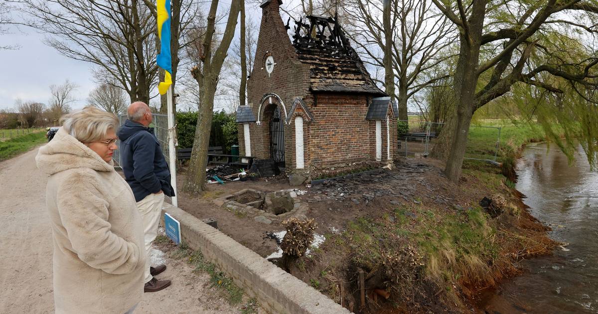 Afgebrande kapel in Westerhoven hoeft niet helemaal in de steigers