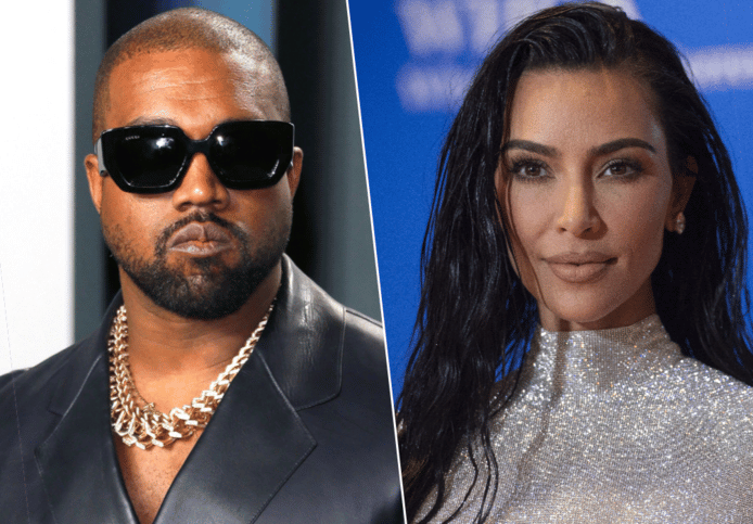 Kanye 'Ye' West en Kim Kardashian