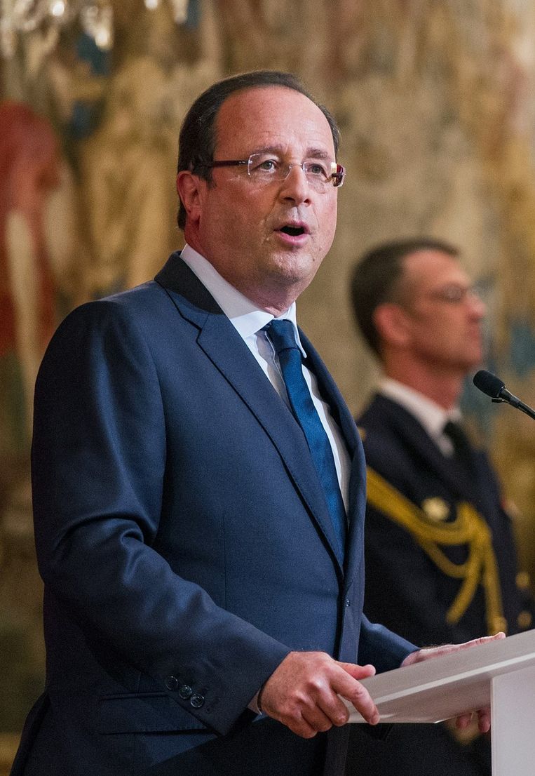 De Franse president François Hollande. Beeld afp