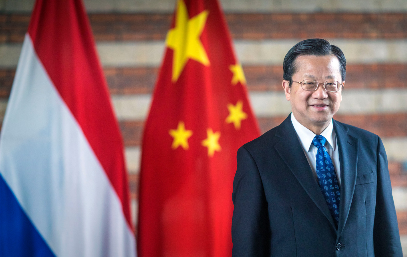 Chinese ambassadeur Xu Hong begrijpt niets van ons wantrouwen Foto