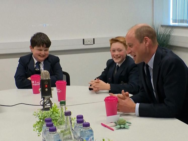 Prins William vertelt grap van dochter: 'Klop klop'
