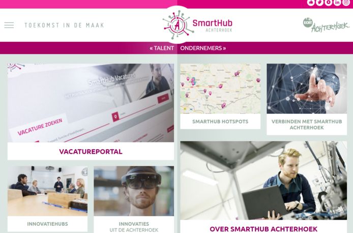 De website van smarthub.nl