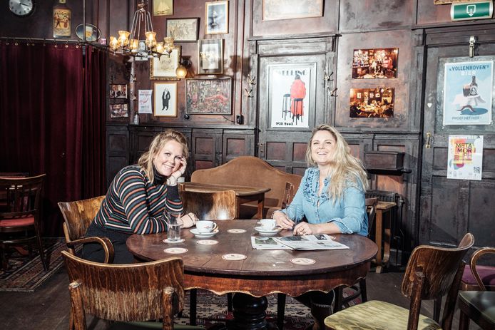De dochters van Bram Vermeulen: Katarina (links) en Tamara.