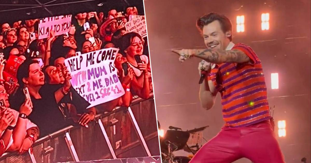 Harry Styles aiuta i fan a “tagliare fuori” i genitori durante il concerto (e lo trasforma immediatamente in una festa) |  celebrità