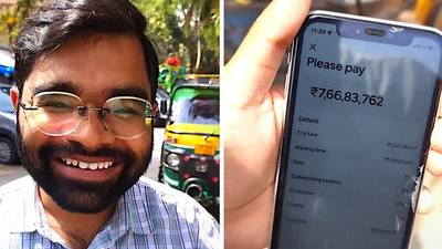 Un passager d'Uber facturé près de 900.000 euros pour une course en Inde