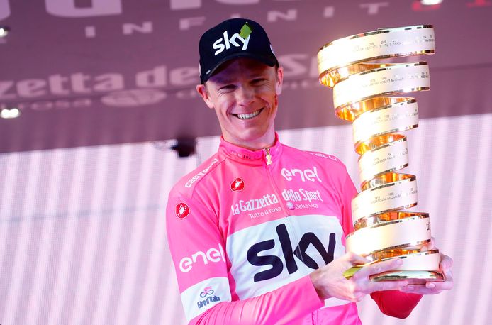 Vorig jaar won Chris Froome de Giro.