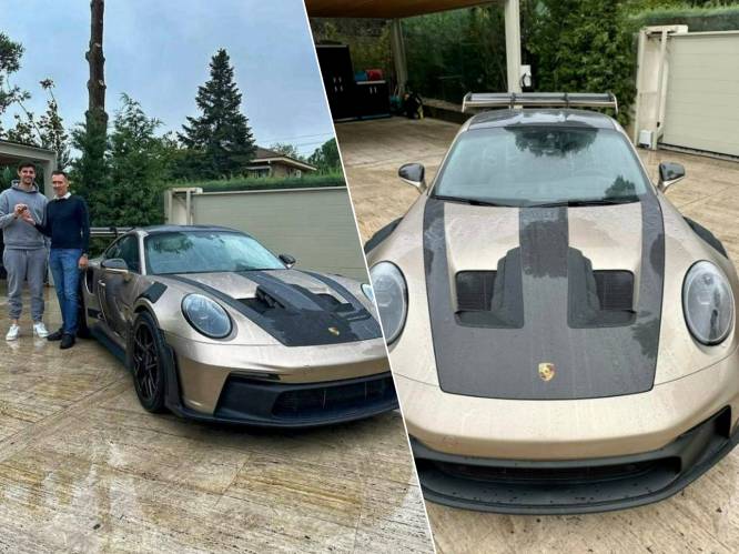 Het nieuwste pareltje van het wagenpark van Thibaut Courtois: een exclusieve Porsche van kleine 400.000 euro