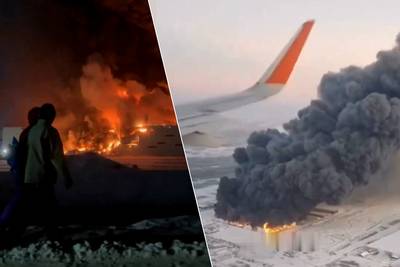 Les images impressionnantes d'un gigantesque incendie dans un entrepôt de “l’Amazon russe” à Saint-Pétersbourg