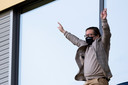 Marc Coucke bij een wedstrijd van Anderlecht.