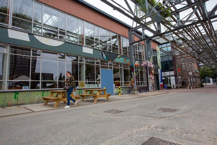 De commerciële ruimte van skatepark Area 51 aan het Ketelhuisplein op Strijp-S