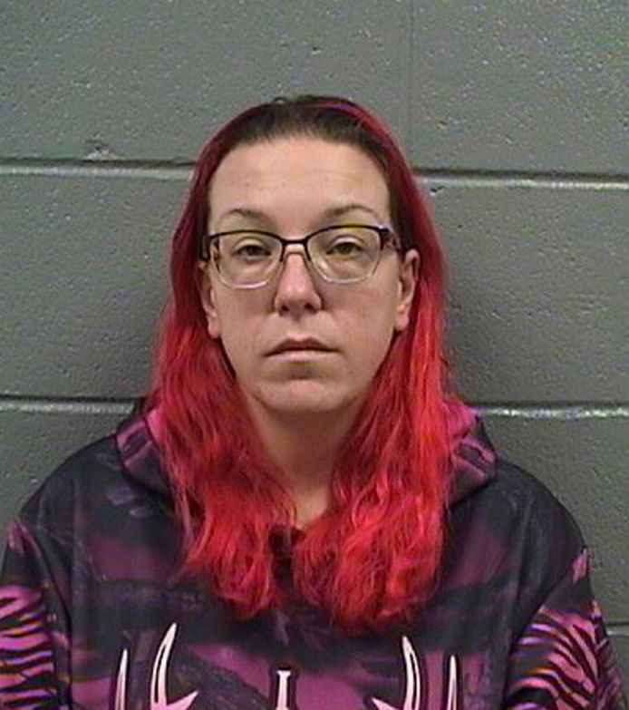 Antoinette Briley (41) na haar arrestatie donderdag.