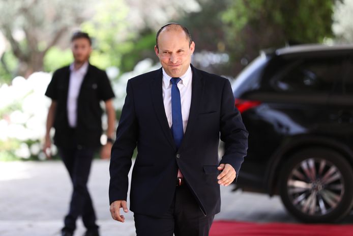 Naftali Bennet (foto), de leider van de rechtse alliantie Jamina, wil een coalitie smeden met de Toekomstpartij van Jair Lapid.