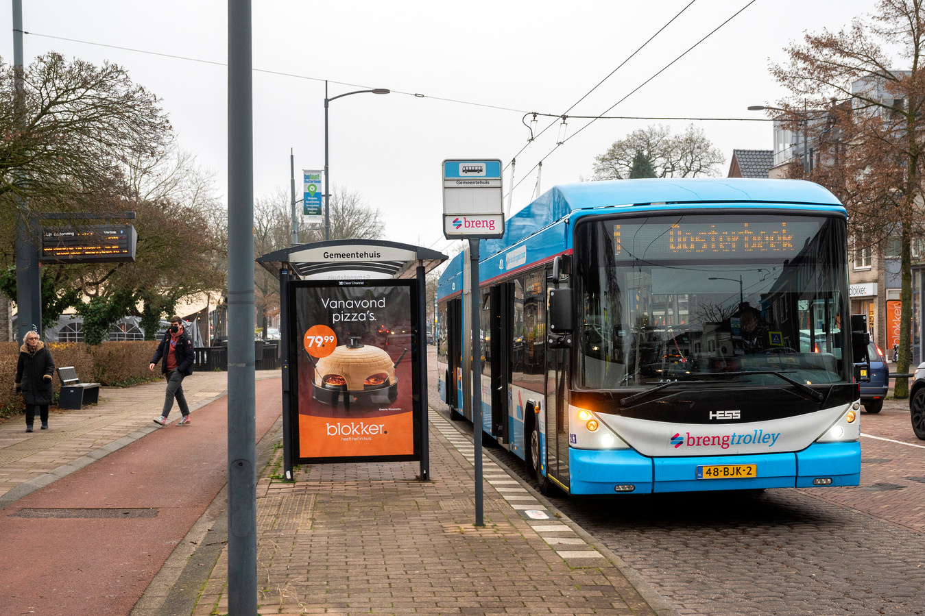 DG20211206-0012 , Oosterbeek, 6 december 2021. Trolleybus lijn 1 tussen Oosterbeek en Velp gaat verdwijnen. dgfoto . Foto: Gerard Burgers