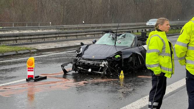 Onderzoek dodelijk ongeval met Porsches Duitsland klaar: snelheid ook oorzaak