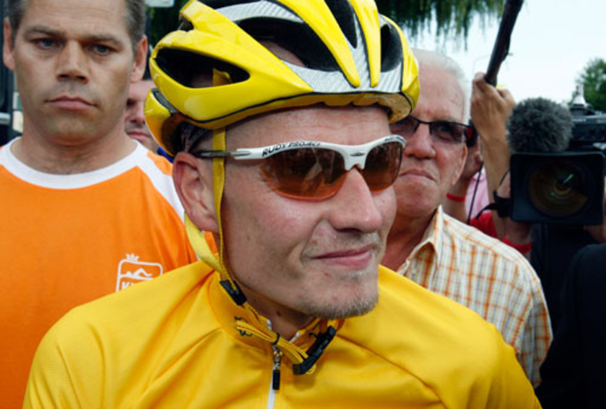 De Deense wielrenner Michael Rasmussen. (ANP) Beeld 