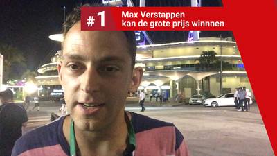 'Alles is mogelijk voor Verstappen vanaf eerste startrij'