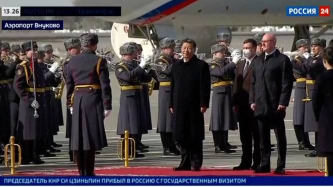 Xi Jinping est arrivé en Russie