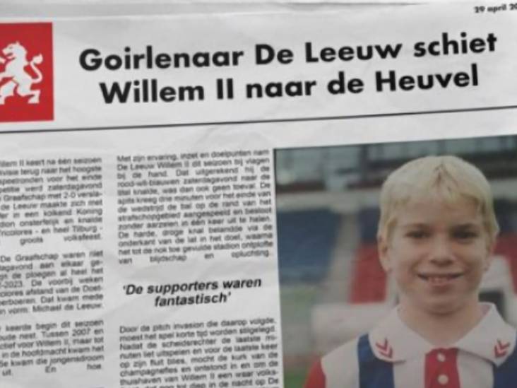 Teun Jacobs voorspelde het in 2022 al: ‘De Leeuw schiet Willem II naar de Heuvel’