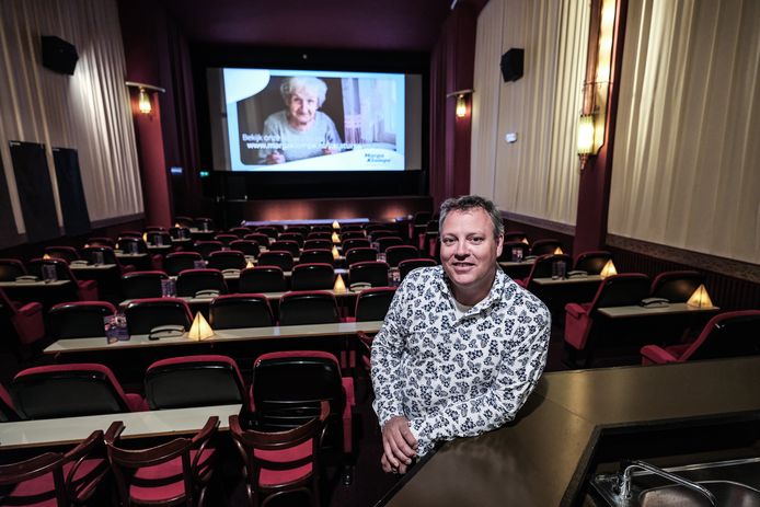 Eigenaar Ronald Sasbrink Harkema van bioscoop Skopein in Winterswijk