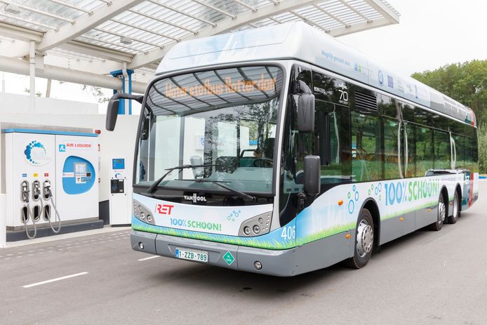 De RET rijdt al met een waterstofbus rond.