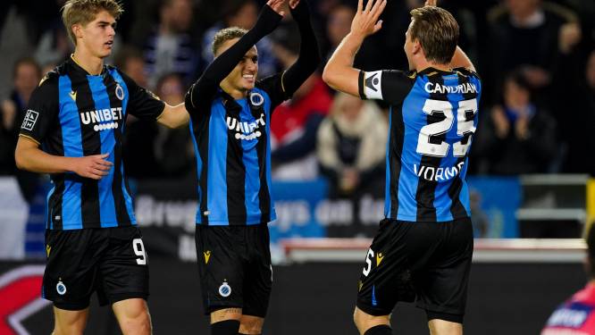 Le Club de Bruges reprend la tête du classement après sa victoire contre Courtrai